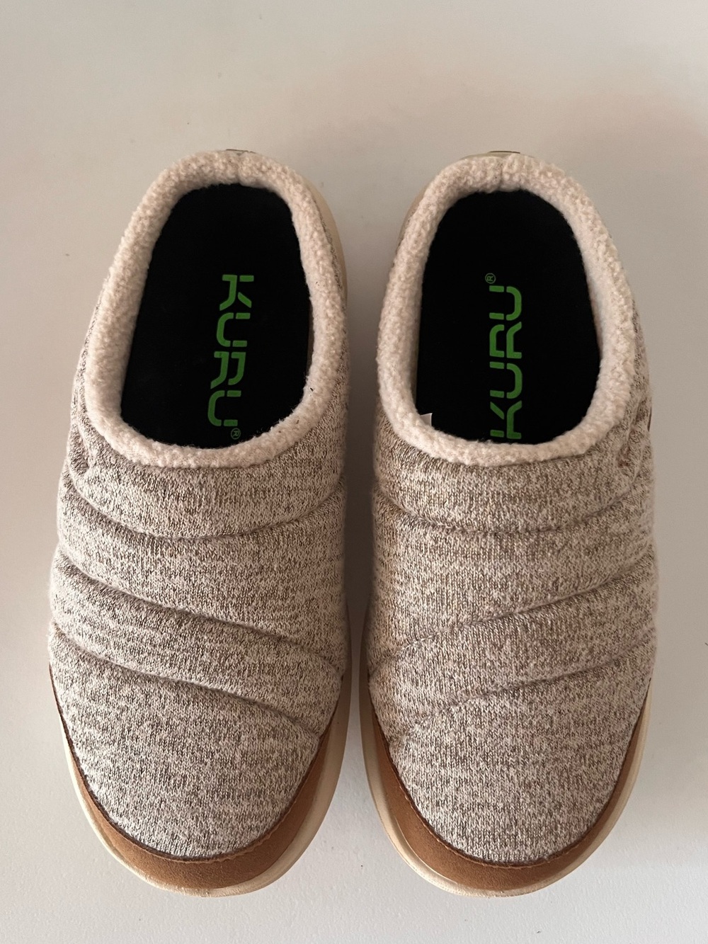 KURU Draft 2 Recovery Mule Slippers Women's Size 6 Medium NWOB Oatmeal Heather - Picture 9 of 16